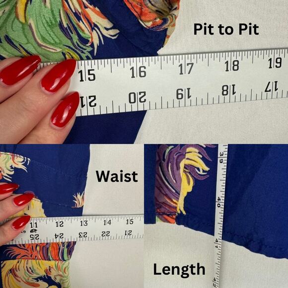 Trashy Diva Showgirl Royalty Blue Feather 1940s Print Fit & Flare Dress 4 Retro - Picture 12 of 12